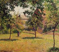 Pissarro, Camille - The Barn, Morning, Eragny